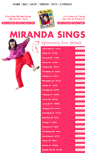 Mobile Screenshot of mirandasings.com